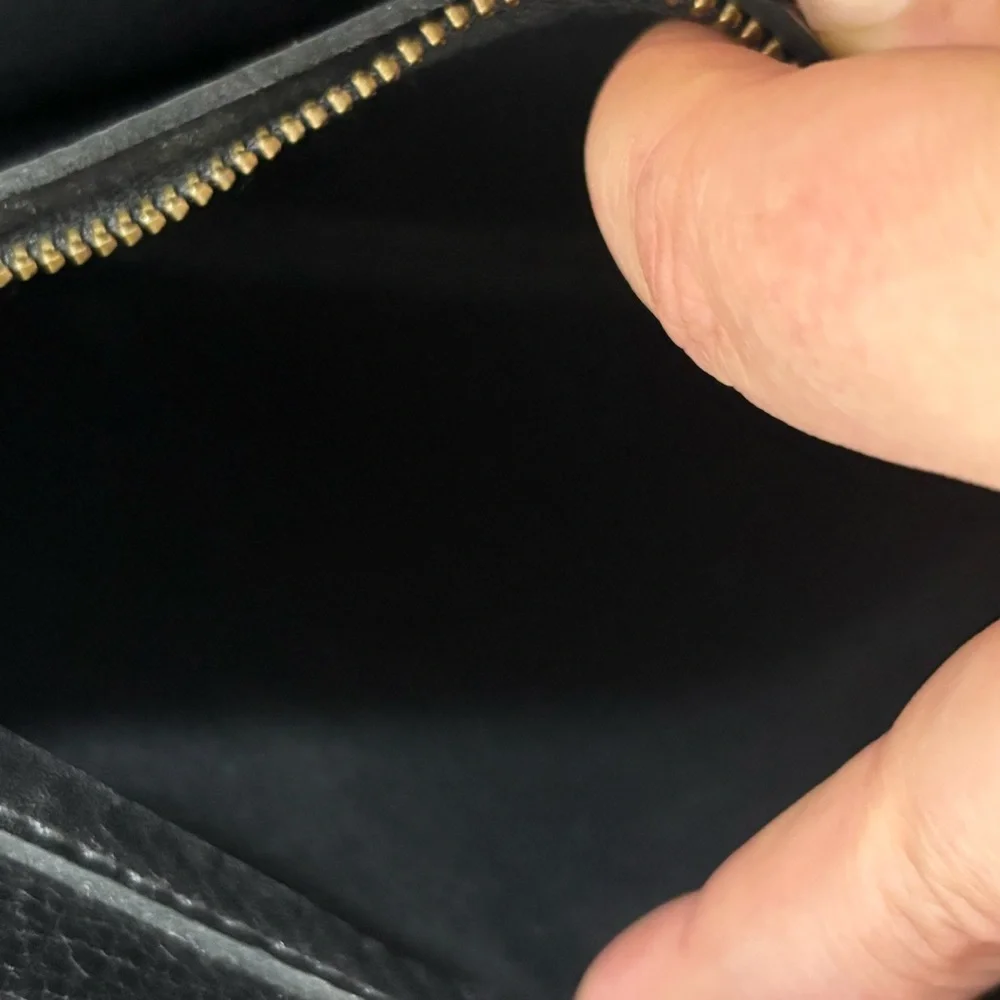 Madewell Abroad Black Leather Crossbody Tote Bag - Picture 13 of 15